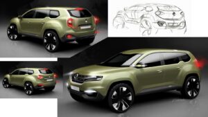 Dacia Duster 2- szkic 11